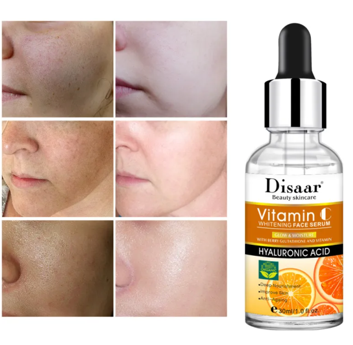 Hyaluronic Acid & Vitamin C Face Serum